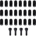LUGNUT 12X1.50 BLACK -24PK