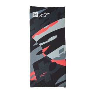 NECKTUBE BUFF MOGRESS BLACK/RE