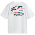 TEE SS CSF OVERSIZED WILD WHIT