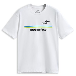 TEE SS CSF LANES WHITE L