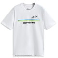 TEE SS CSF LANES WHITE L
