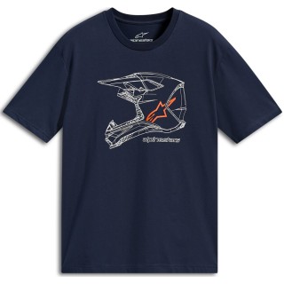TEE CSF MX HELMET NAVY XL