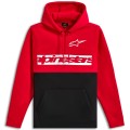 HOODIE PO PARALLEL RED/BLACK X