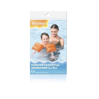 Orange BESTWAY Swimming Training Armbands for Children 25x20cm