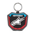 KEY FOB PLATE BLACK/BLUE/RED