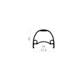 Ratas priekinis 700C Sniper 12x100 6-Bolt SB