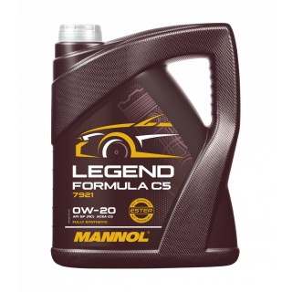 Variklio alyva MANNOL Legend Formula C5 0W-20 5l