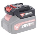 Akumuliatoriaus WORCRAFT 20V adapteris