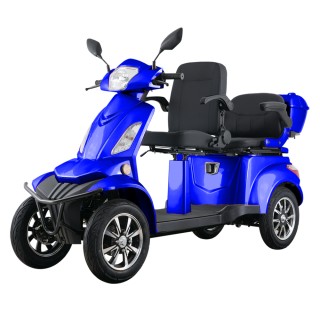 Elektrinis keturratis motoroleris / mopedas HS650.2 PRO, 1kW 20AH EEC eMOTO