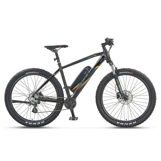 Elektrinis Prophete Graveler EM.100 E-MTB 27.5" // 8G, dydis 19" (48 cm) (juoda)