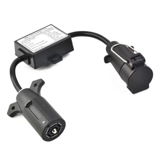 Adapteris priekabai 7 - 7POL US-EU (plast.)