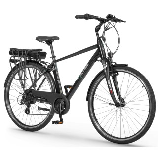 Elektrinis dviratis Ecobike Traffic 28 M Black 630Wh