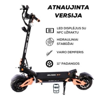 TEVERUN BLADE GT II 60V 26Ah elektrinis paspirtukas |ATNAUJINTA Versija 2025|