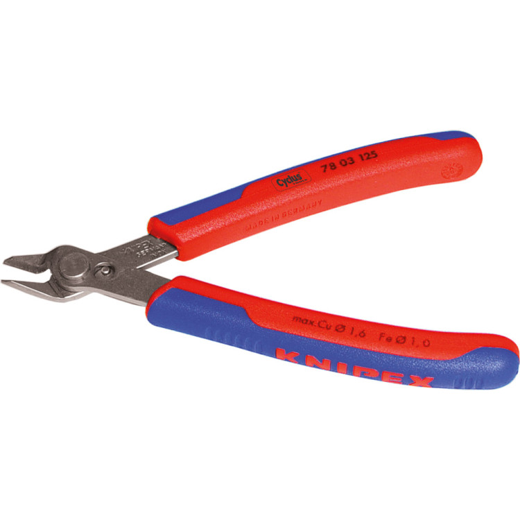 Įrankis žnyplės Cyclus Tools by Knipex Super Knips for ultra-high precision cutting with rubber handles (720590)