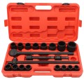 3/4" Smūginių galvučių rinkinys 21vnt. (21-50mm) 12-kampės