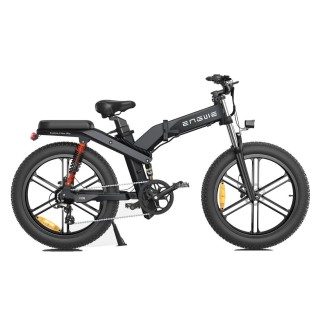 Dviratis 26" elektrinis Engwe X26 dviguba baterija juodas