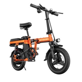 Dviratis 14" elektrinis Engwe T14 oranžinis