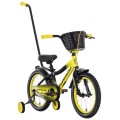 Dviratis Tabou Rocket Alu 14 black-yellow