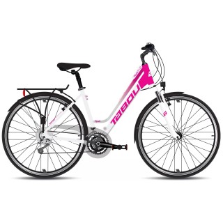 Dviratis Tabou Kinetic 2 W white-fuxia-M / 19"