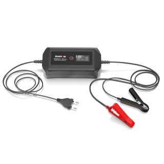 Įkroviklis akumuliatoriui automatinis LCD 12/24V 10A