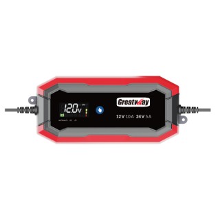 Įkroviklis akumuliatoriui automatinis LCD 12/24V 10A