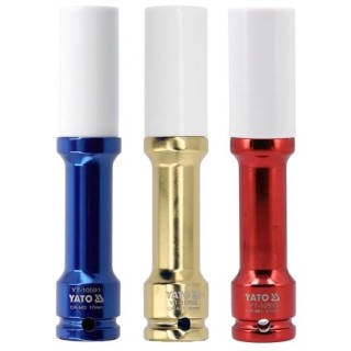 Prailginta smūginė galvutė 1/2'' plonasienė su apsauga L 150mm