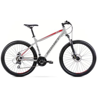 Dviratis Romet Rambler R7.1 2025 silver-red-graphite-21" / XL