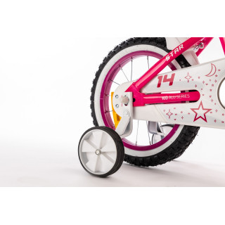 Dviratis Karbon Star ALU 14 pink