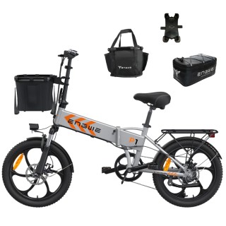 Dviratis 20" elektrinis Engwe P1 pilkas