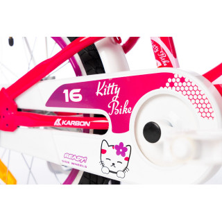 Dviratis Karbon Kitty 16 pink-white