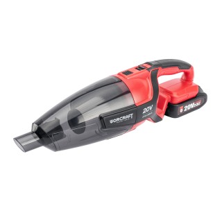 Akumuliatorinis siurblys WORCRAFT 20V LI-ION
