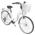 Dviratis AZIMUT Sarema 26" ALU TX-7 2025 white