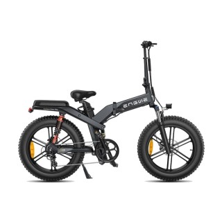 Dviratis 20" elektrinis Engwe X20 viena baterija juodas