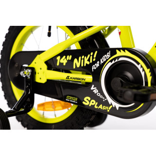 Dviratis Karbon Niki 14 lime-black