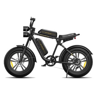 Dviratis 20" elektrinis Engwe M20 dviguba baterija juodas