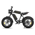 Dviratis 20" elektrinis Engwe M20 dviguba baterija juodas