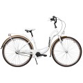 Dviratis AZIMUT Vintage 28" 3-speed 2023 white-cream matt