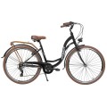Dviratis AZIMUT Vintage TX-7 28" 2023 black-cream matt