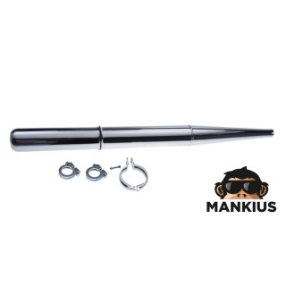 MUFFLER ASSY S51 CHROME 28mm