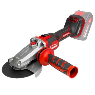 Akumuliatorinis šlifuoklis kampinis (plokščia galva) WORCRAFT 125mm 20V LI-ION (Be akumuliatoriaus ir įkroviklio)
