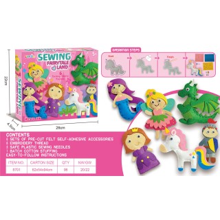 Creative Figure Embroidering Set Princess Edition