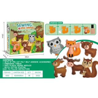 Creative Figure Embroidering Set Animal Edition