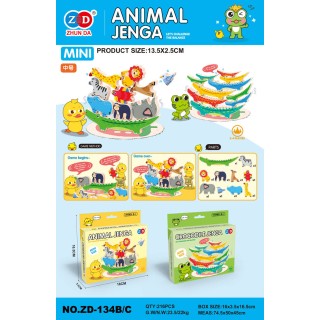 Animal Jenga Arcade Game Frog Edition