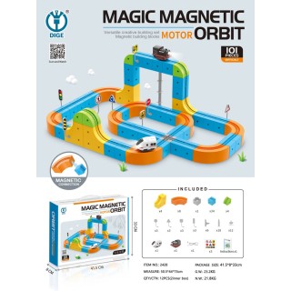 Magnetic Coloured Track 101el.