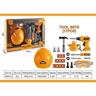 DIY Tool Kit Yellow + Helmet
