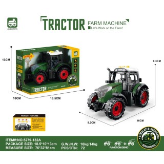 Tractor with Lights and Sound Function Dark Green