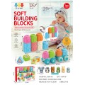 Set of soft bricks Letters + Locomotive