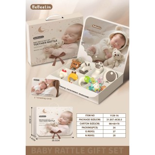Gift Set of Teethers and Rattles for Newborns