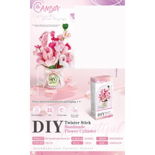 DIY Soft Flower Set Pink Bouquet