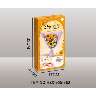 DIY Soft Flower Set Bouquet Yellow Sunflowers